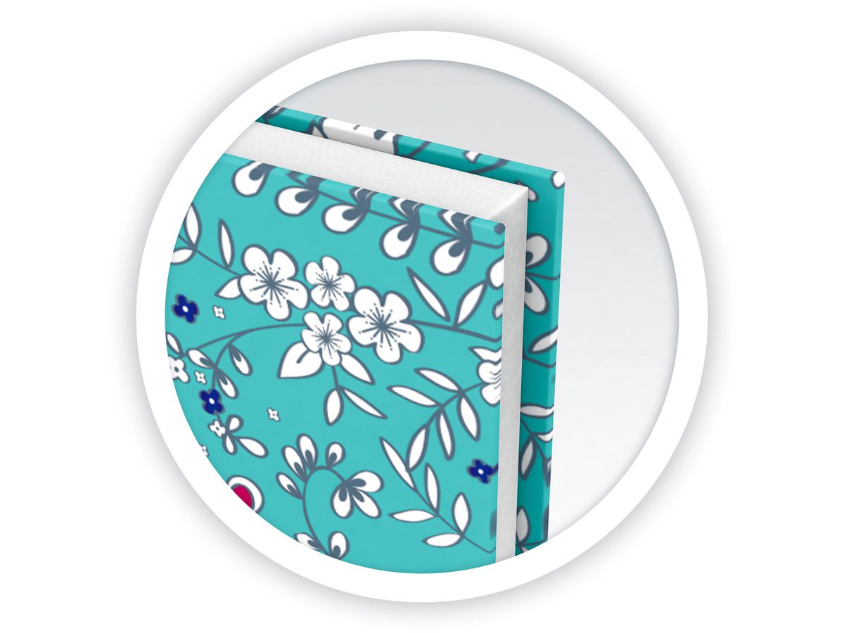 OXFORD Carnet spirale ForMe Floral A5 400094953 ligné 7mm, 90g 60 flls. (3020120113357)