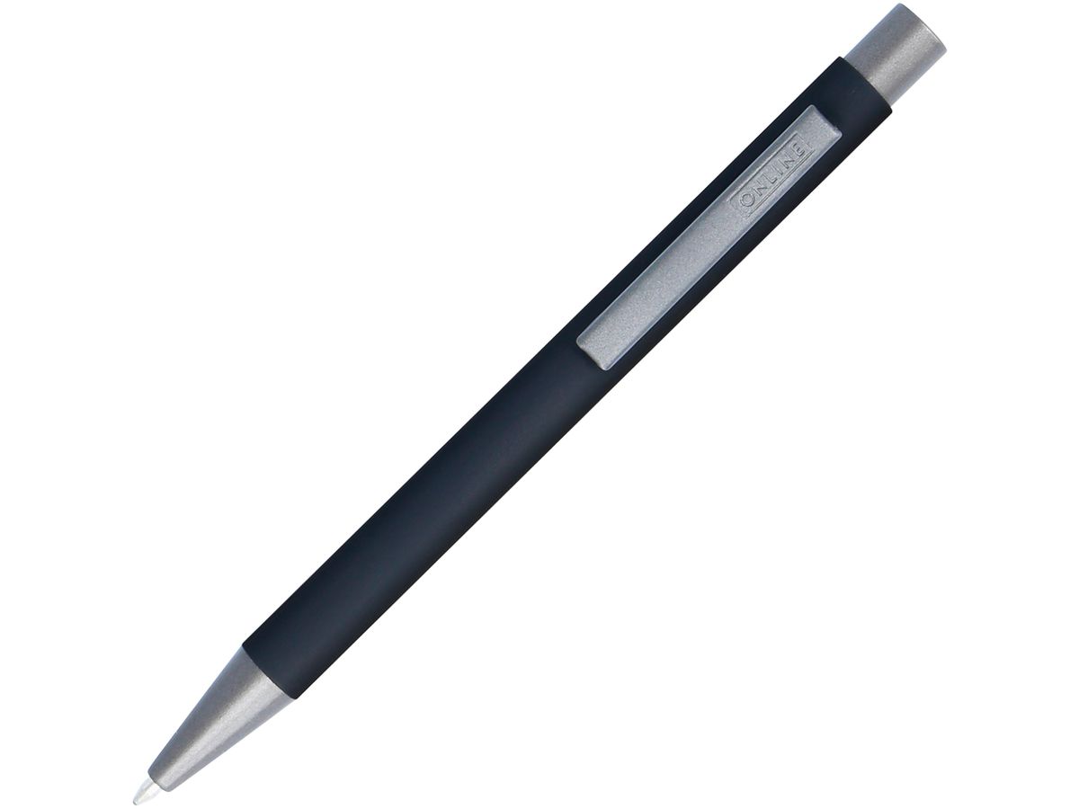 ONLINE Stylo à bille Soft Metal M 21730/3D pure black (4014421217301)
