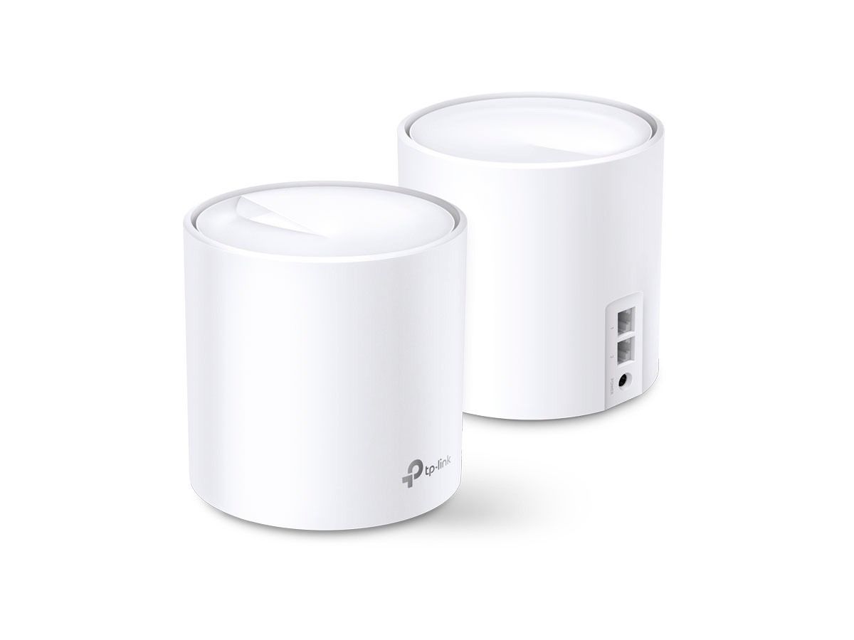 TP-LINK Whole Home Mesh Wi-Fi System Deco X20(2-pack) AX1800(2-Pack) white (6935364052287)
