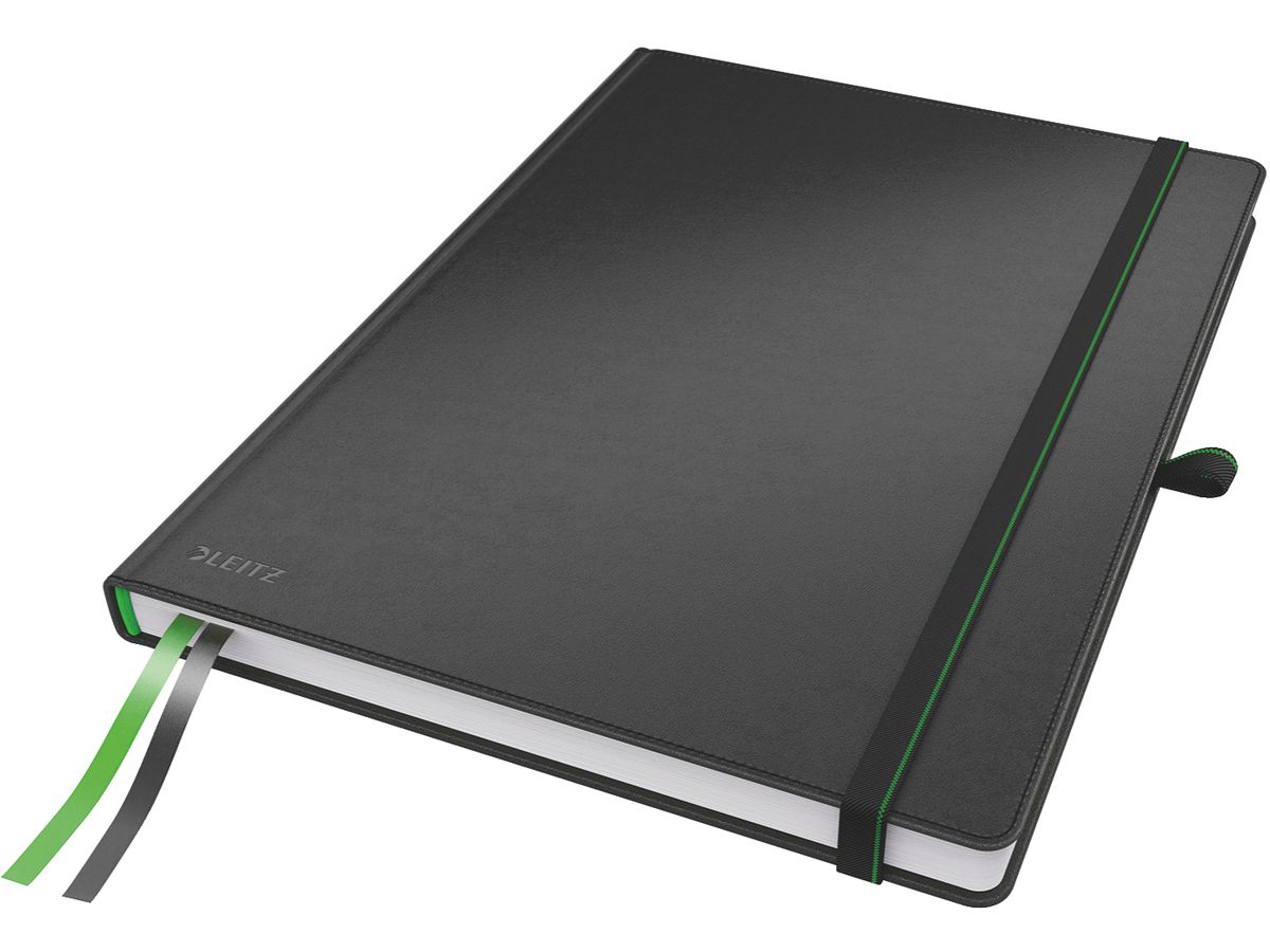 LEITZ Notizbuch Complete A4 44720095 liniert schwarz (4002432100897)