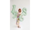 PARTYDECO Palloncino in foil no. 1 72cm FB230G-1-012 verde chiaro (5904555052635)