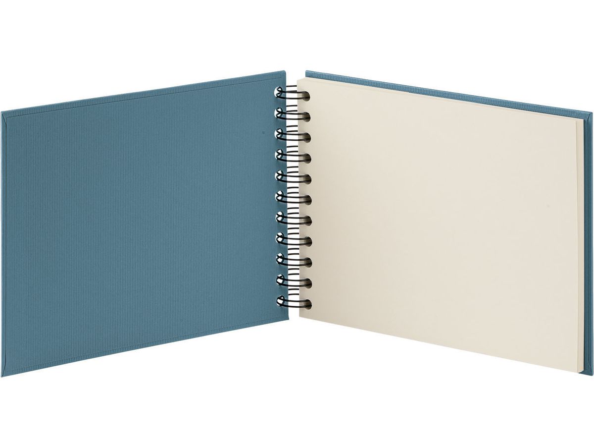 RÖSSLER Fotoalbum 19.5x14.5cm 1329452151 denim/off white (4014970151637)