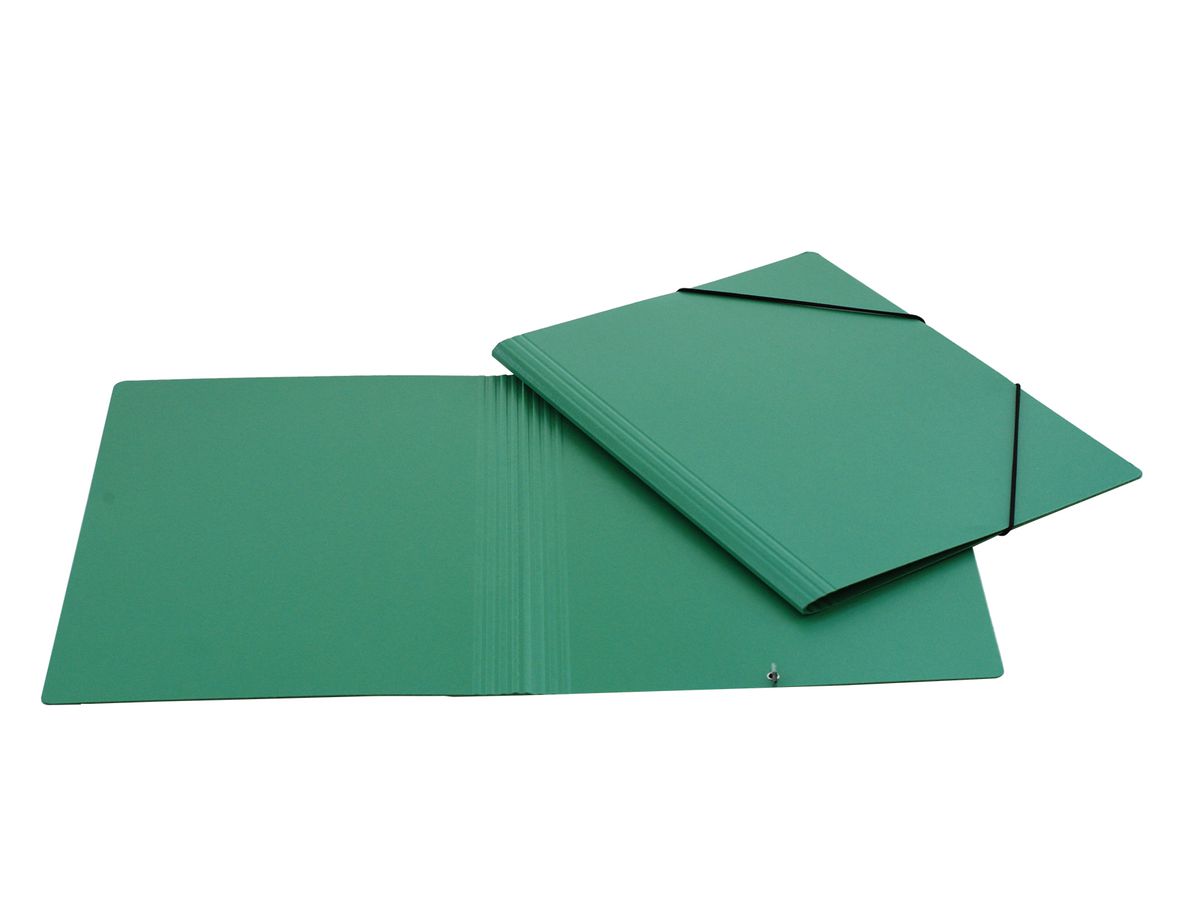 EROLA Dossier à élastique 800my A4 3228 vert carton fibre (7640114443251)
