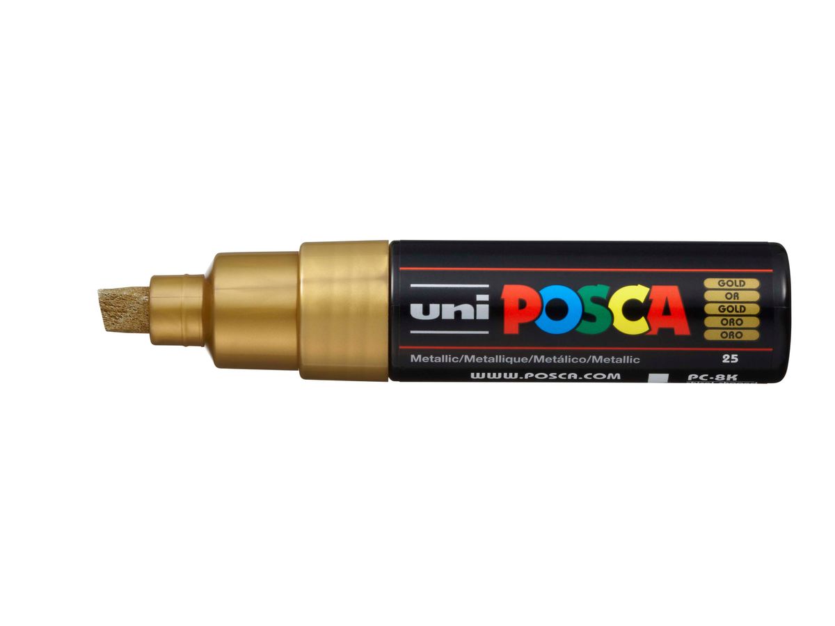 POSCA Marker 8mm PC-8K GOLD MET, oro (4902778113608)