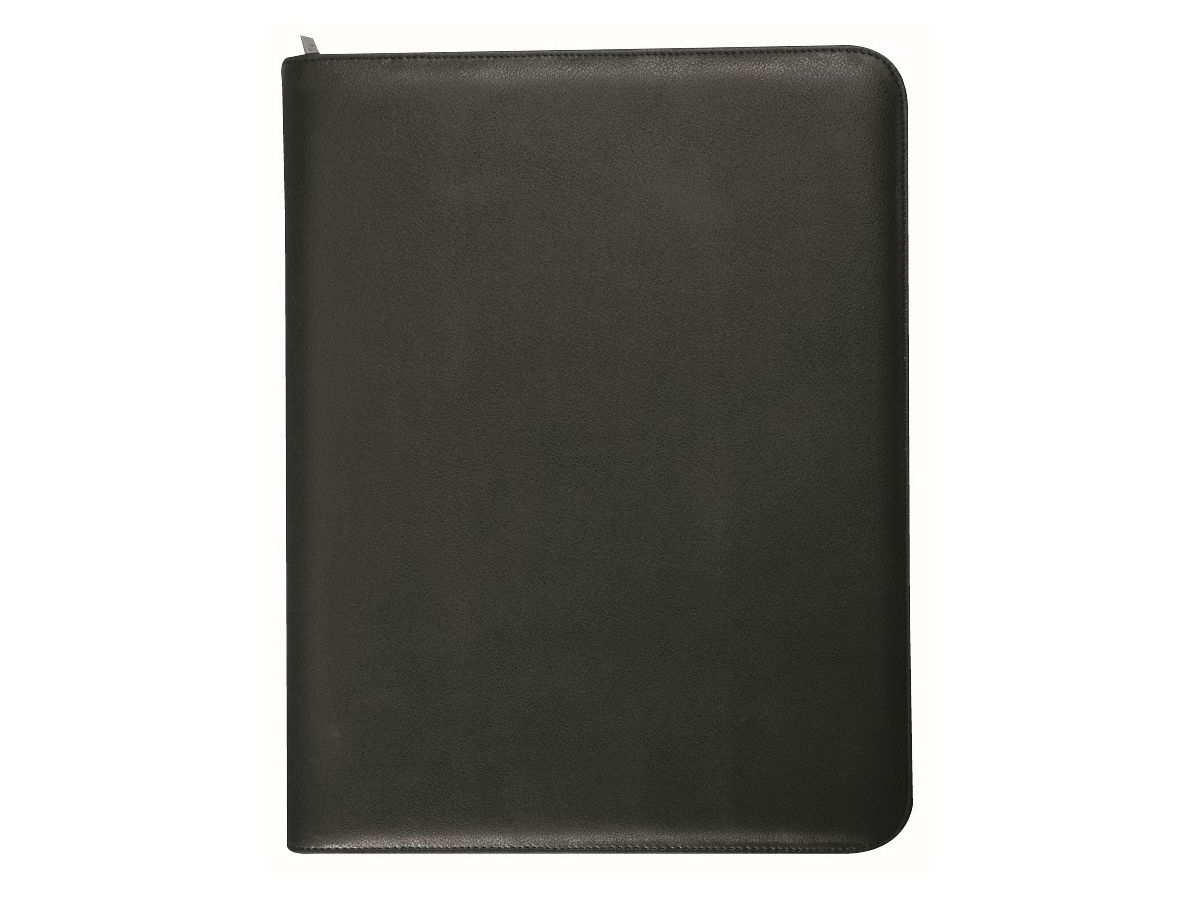 RIDOIDE Portadocumenti 260x350mm 738 30 con zip, incl.blocco A4 nero (4003273279766)