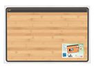 CEP Schreibunterlage 58.5x38.5cm 1008005301 schwarz/bambus (3462159017983)
