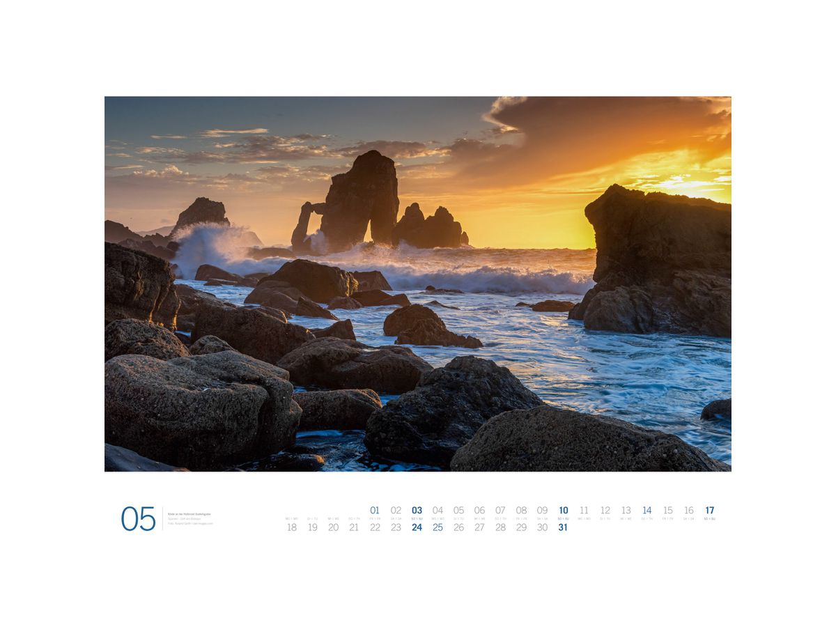 ACKERMANN Bildkalender 2026 3625 Meer DE/E 66x50cm (9783838436258)