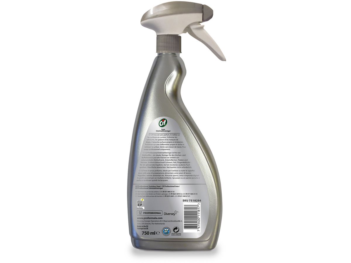 CIF CITRON Edelstahlreiniger 750ml 7518294 Professional (7615400111817)