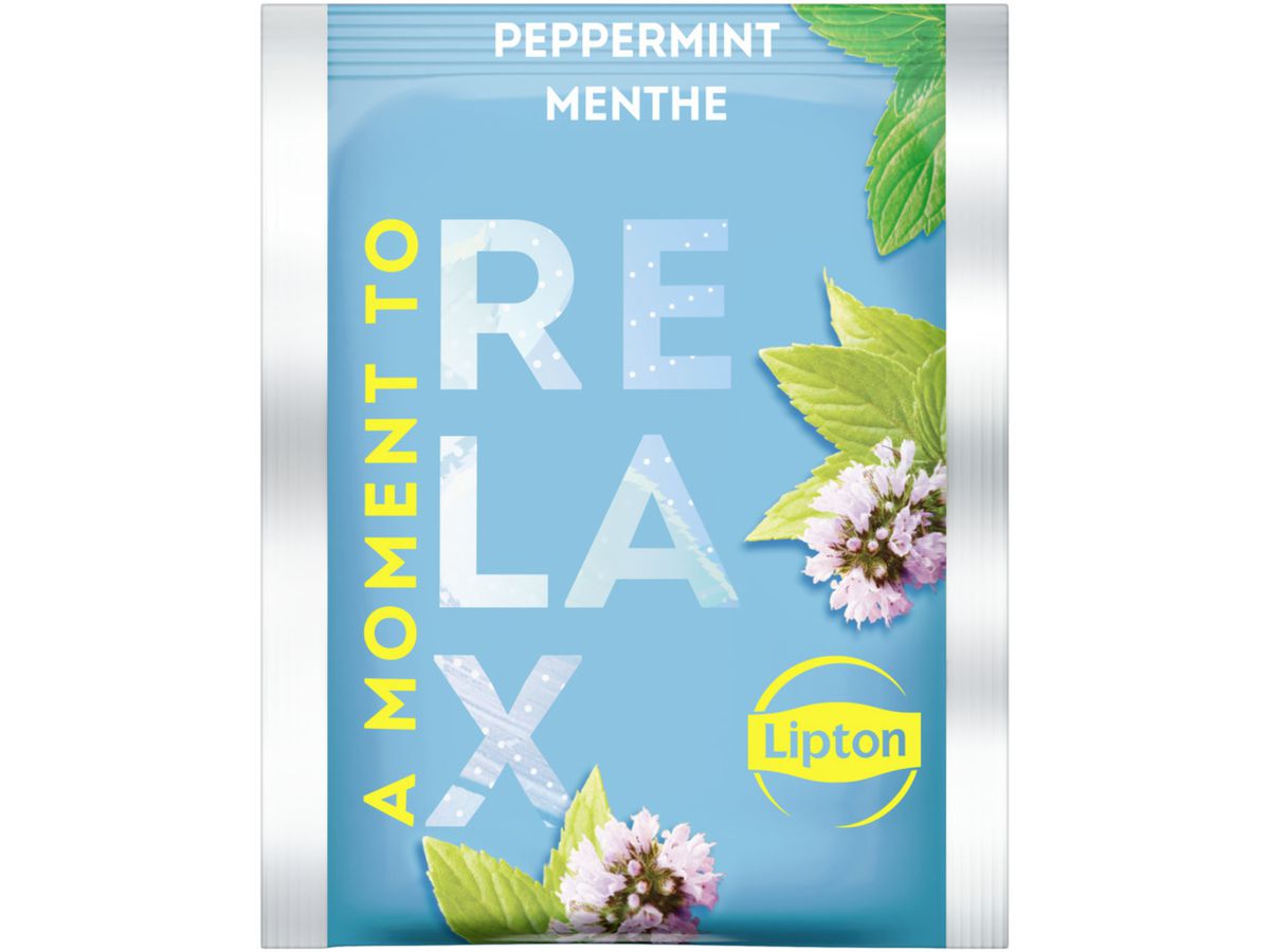 LIPTON Tè alla menta piperita 4071282 25 Borsa (8720608021390)