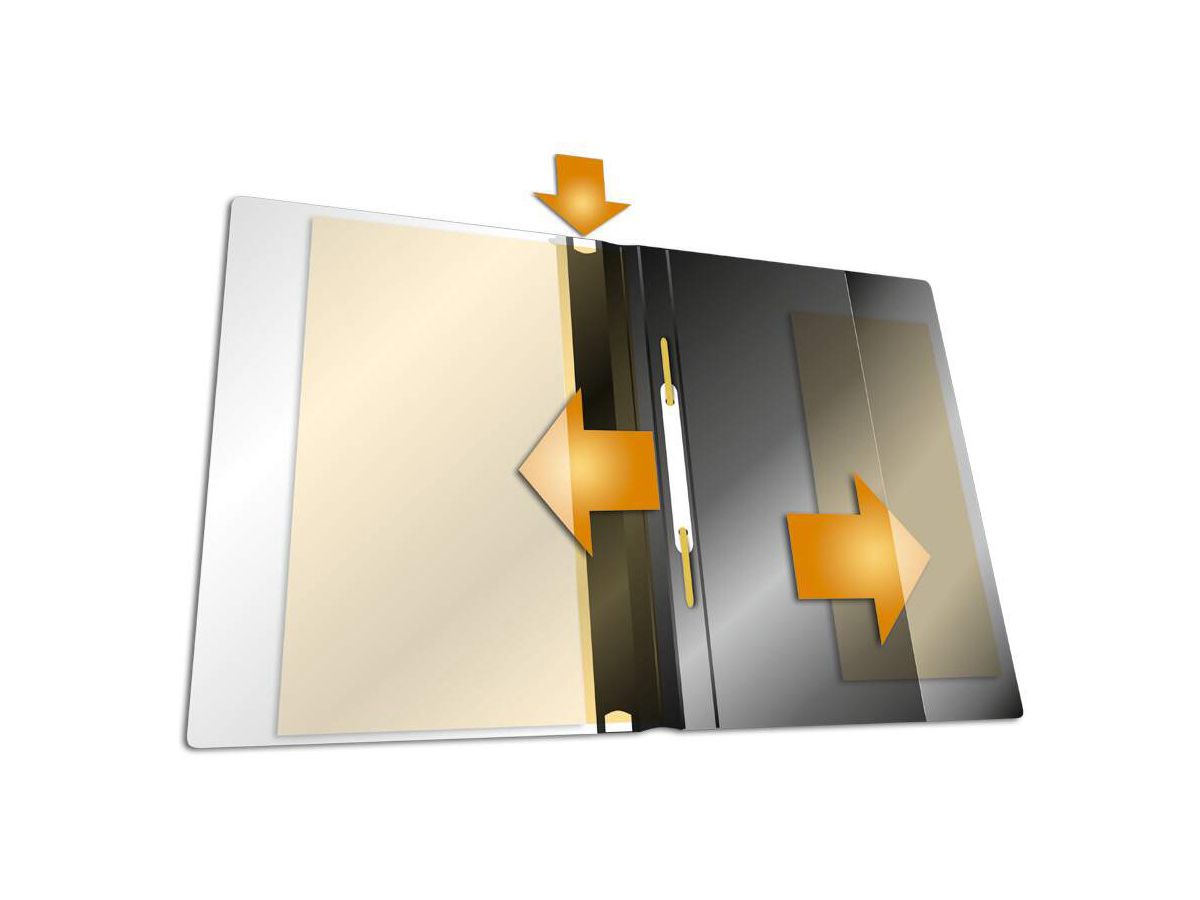 DURABLE Dossier de présentat. DURAPLUS 257904 pour 100 feuilles A4 jaune (4005546267937)