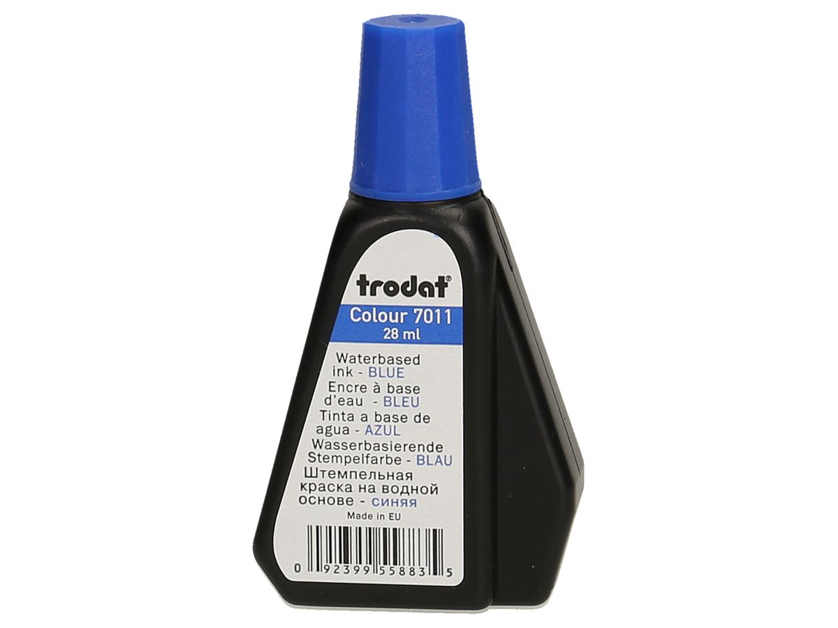 TRODAT Stempelfarbe 28ml 22025B blau (0092399558835)