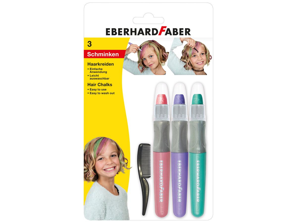 EBERHARD FABER Haarkreide Set 579202 Pastell (4087205792028)