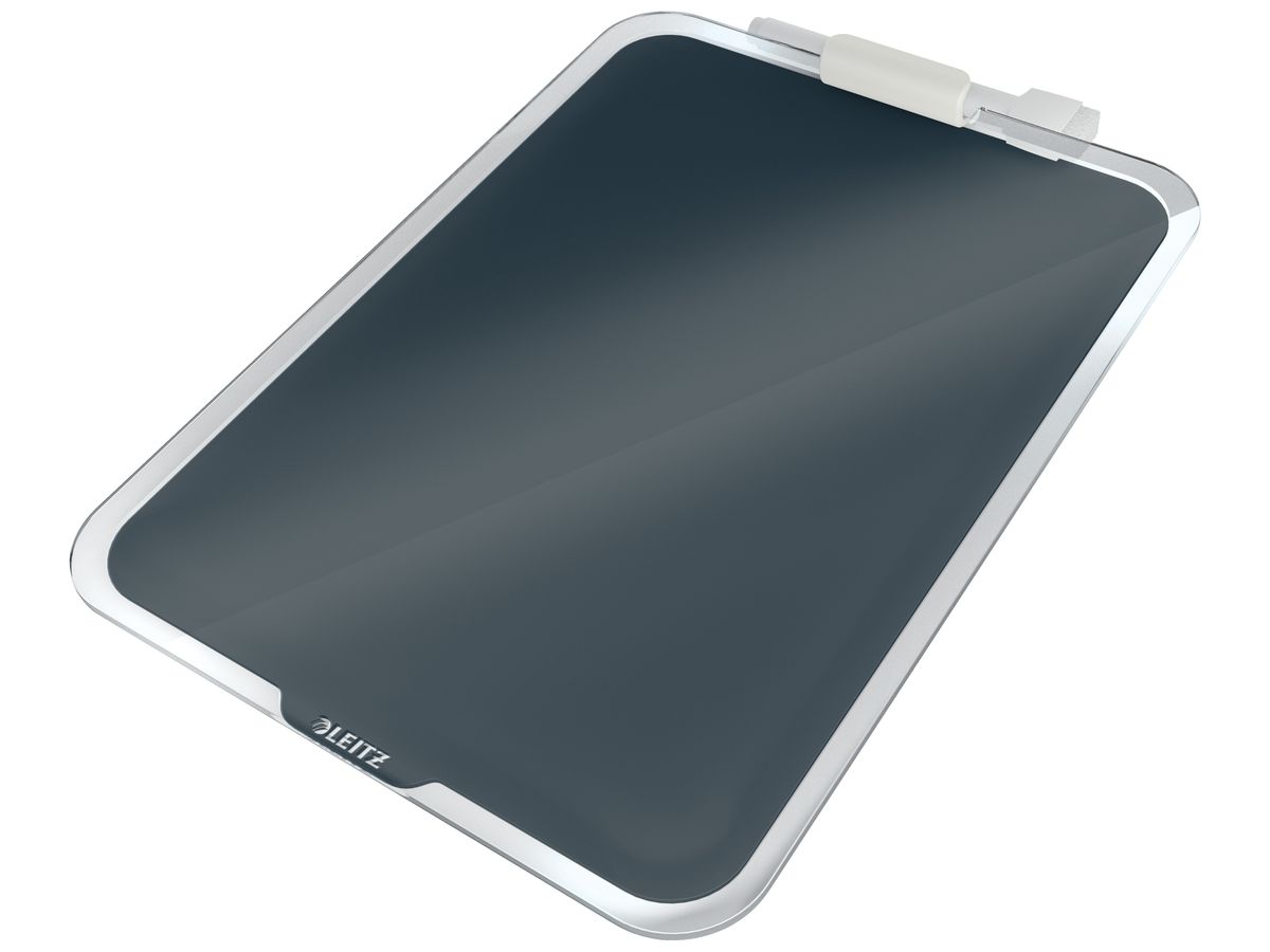 LEITZ Glass Noteboard Cosy 3947-00-89 gris 29,5x21,5x15,9cm (4002432124893)