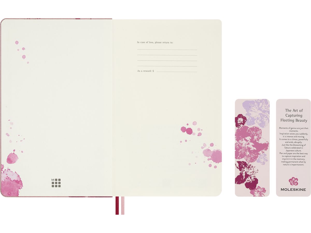 MOLESKINE Carnet Sakura L/A5 999278588 ligné multicolore (8056999278588)