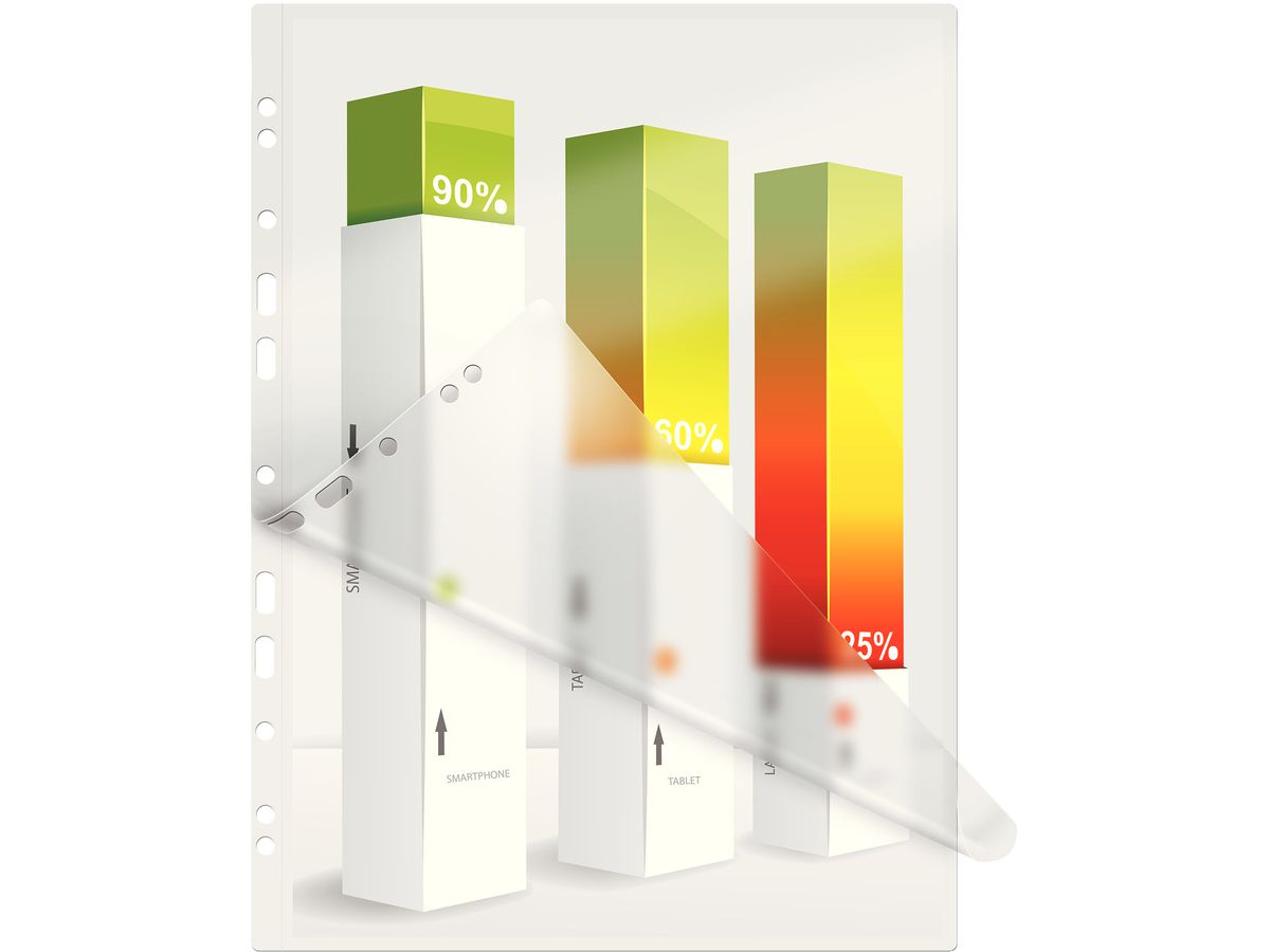 LEITZ Laminiertasche A4 16918 glanz, 80my 100 Stk (5411313169189)