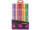 STABILO Fasermaler Pen 68 1mm 6820-031-03 20 Stück ass. ColorParade (4006381551274)