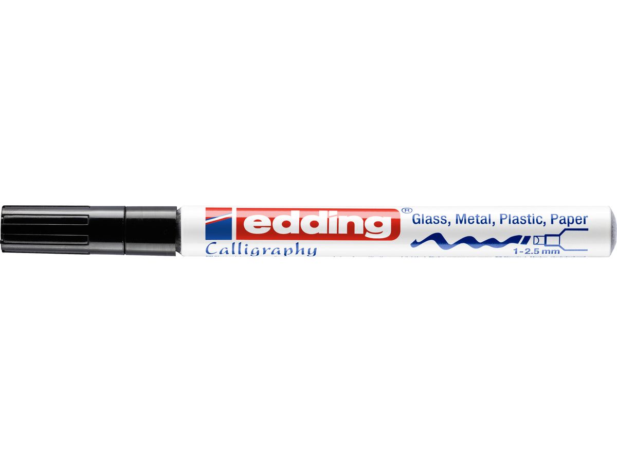 EDDING Lackmarker 753 753 schwarz (4057305016133)