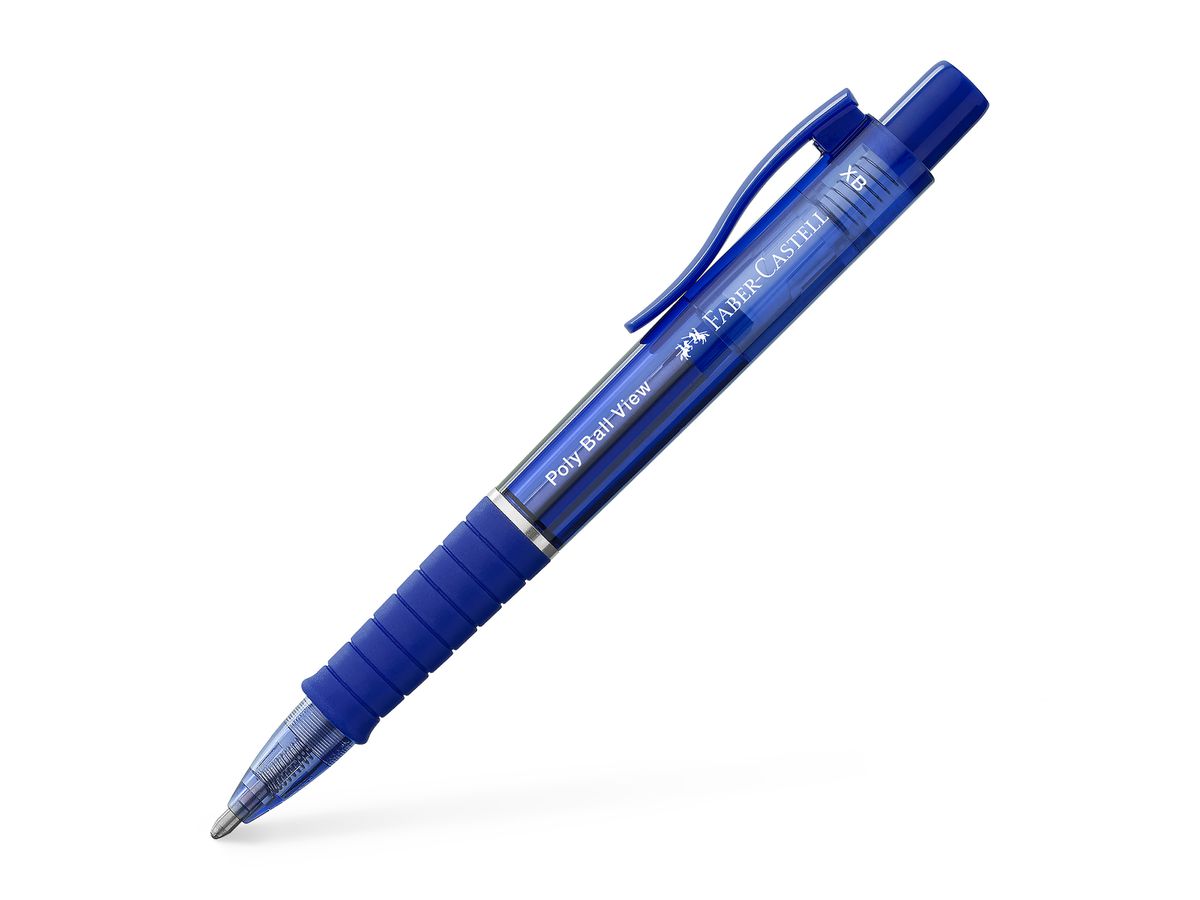 FABER-CASTELL Penna sfera Poly Ball View 145751 Admiral blue XB (6933256649829)