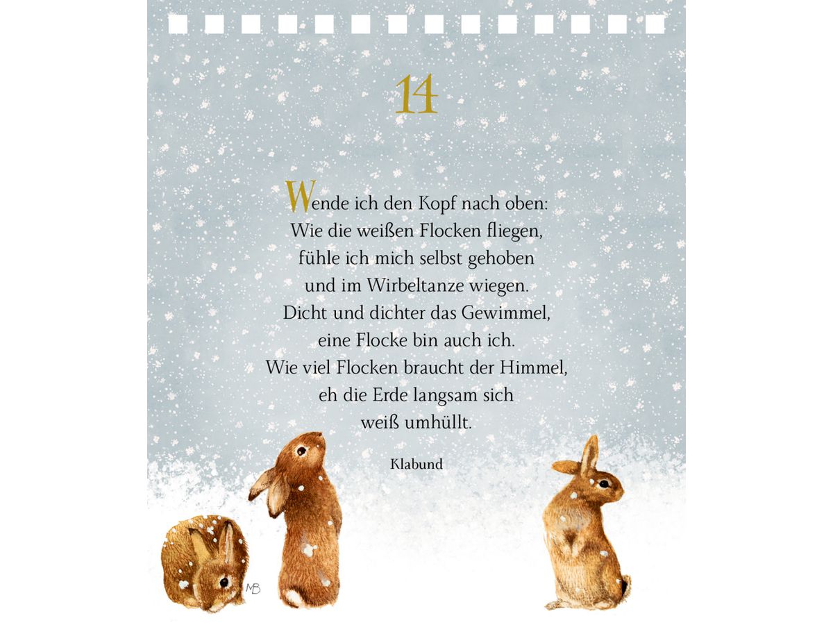 COPPENRATH Calendrier table 12.5x14.5cm 64778 Magie du monde hivernal (9783649647782)