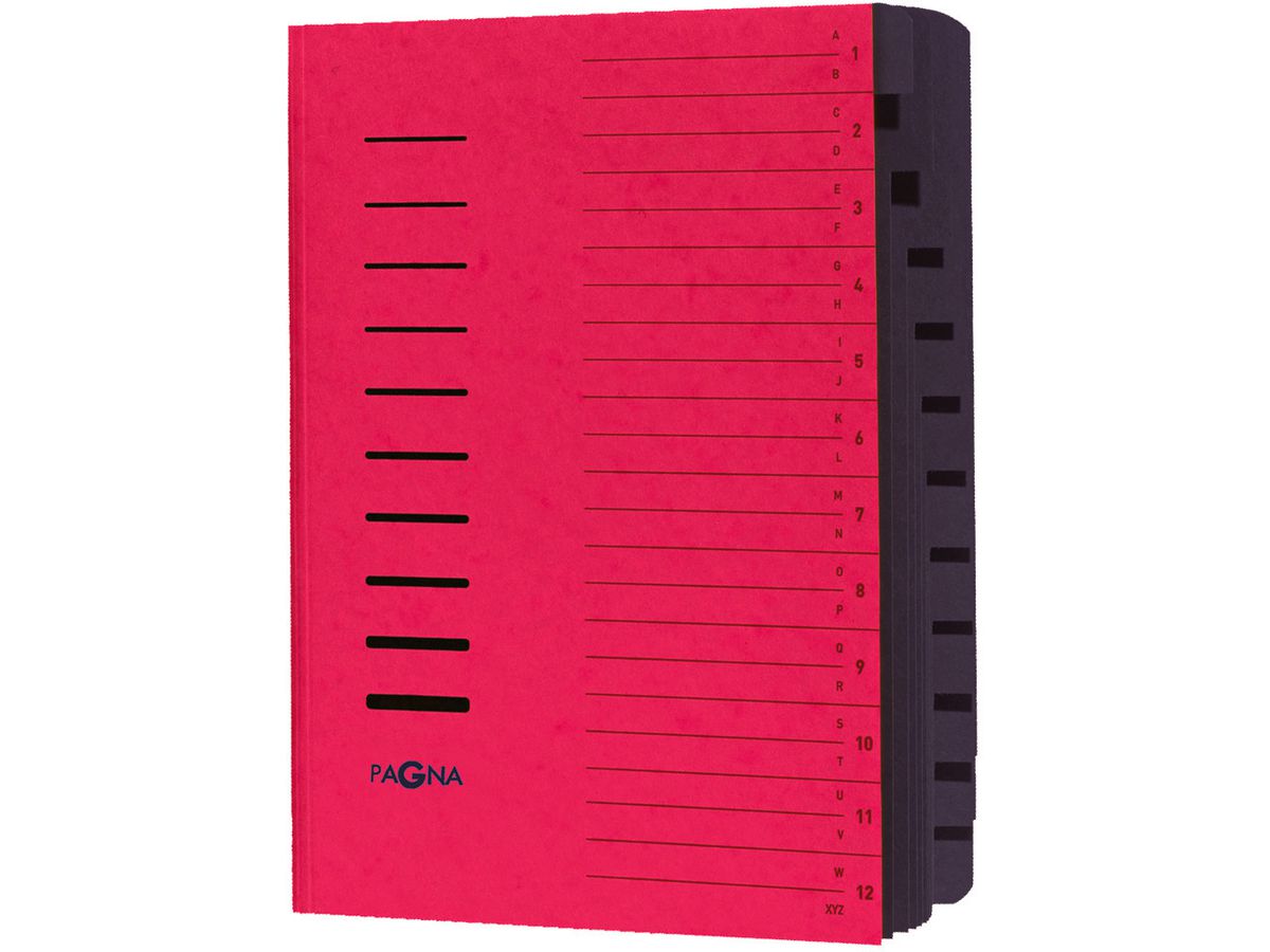 PAGNA Dossier de coll. A4 24122-01 rouge (4013951002173)