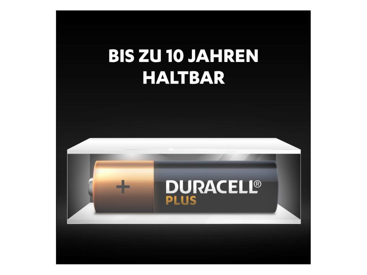 DURACELL Batterie Plus Power MN1500 AA, LR6, 1.5V 4 Stück (5000394017641)