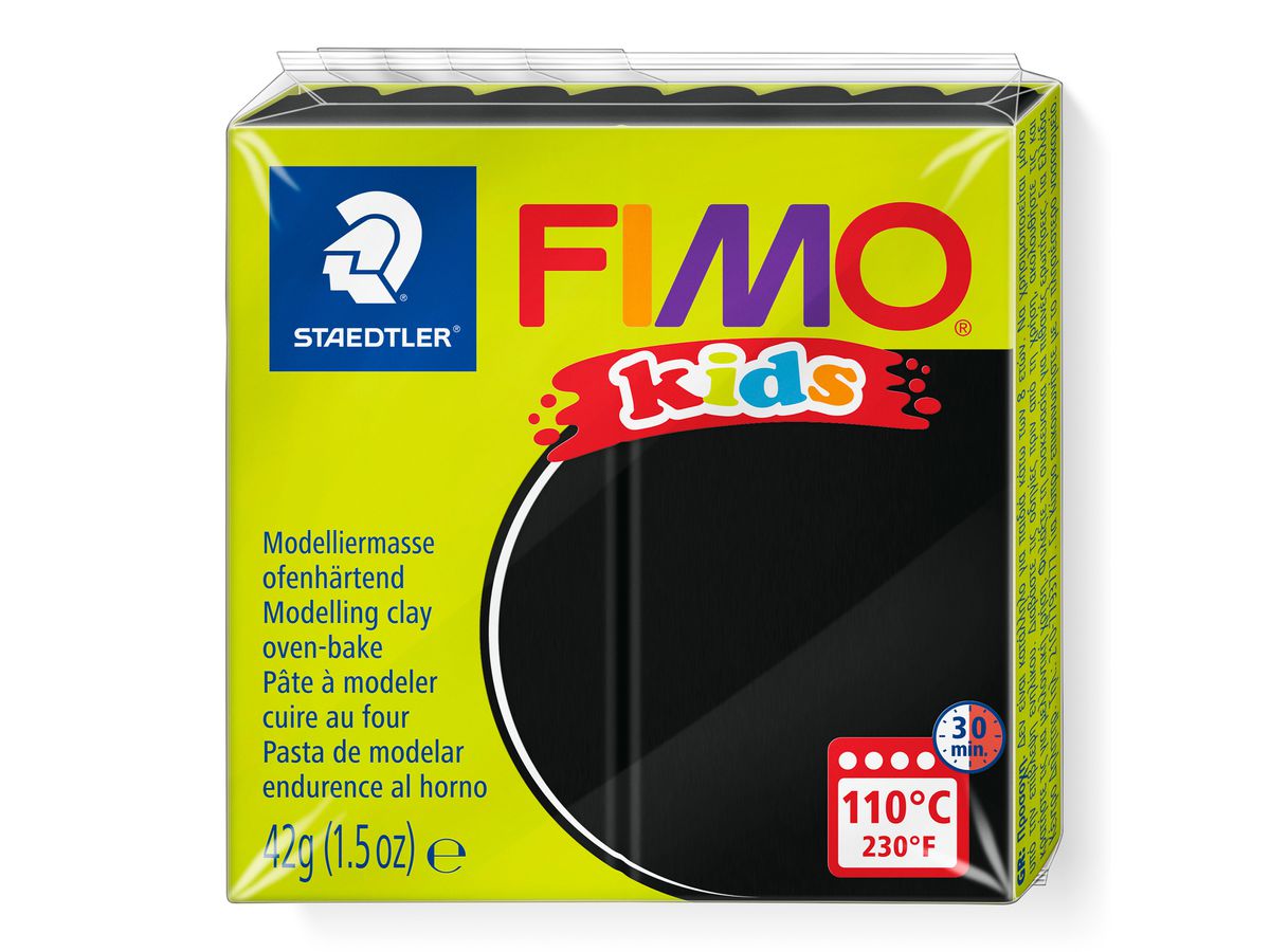 FIMO Plastilina Kids 42g 8030-9 nero (4007817805145)
