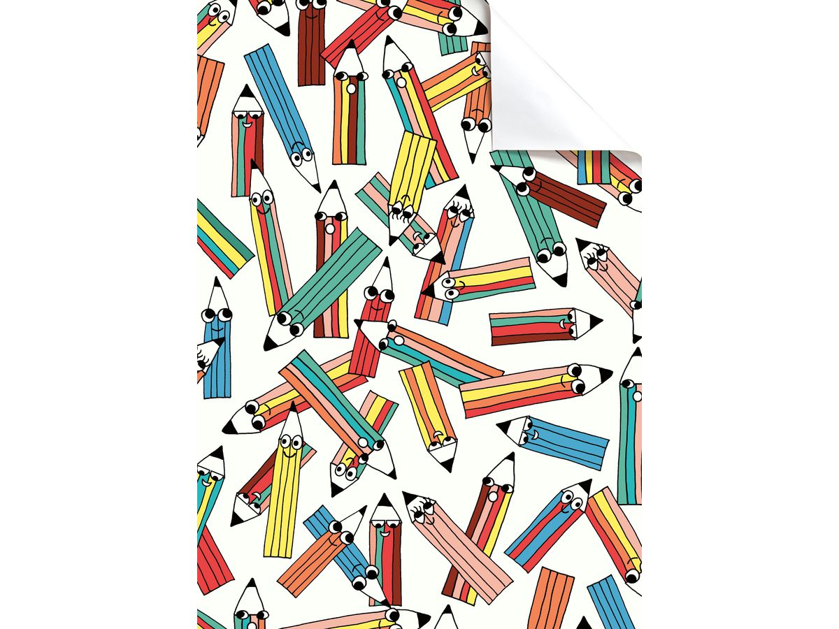 STEWO Geschenkpapier Saro 2514533060 weiss 100x70cm (7630050870242)