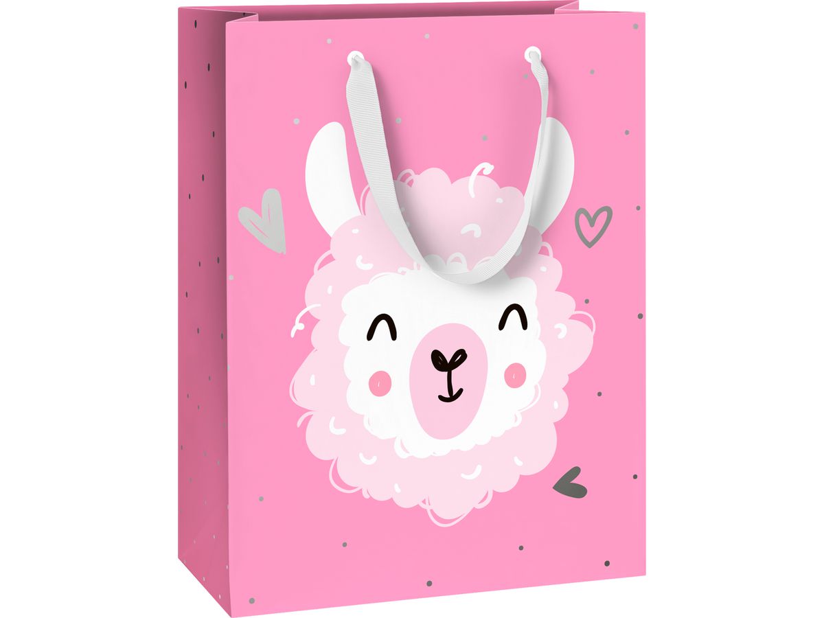 STEWO Borsa regalo Cute Alpaca 2544514128 rosa 23x13x30cm (7630050887233)