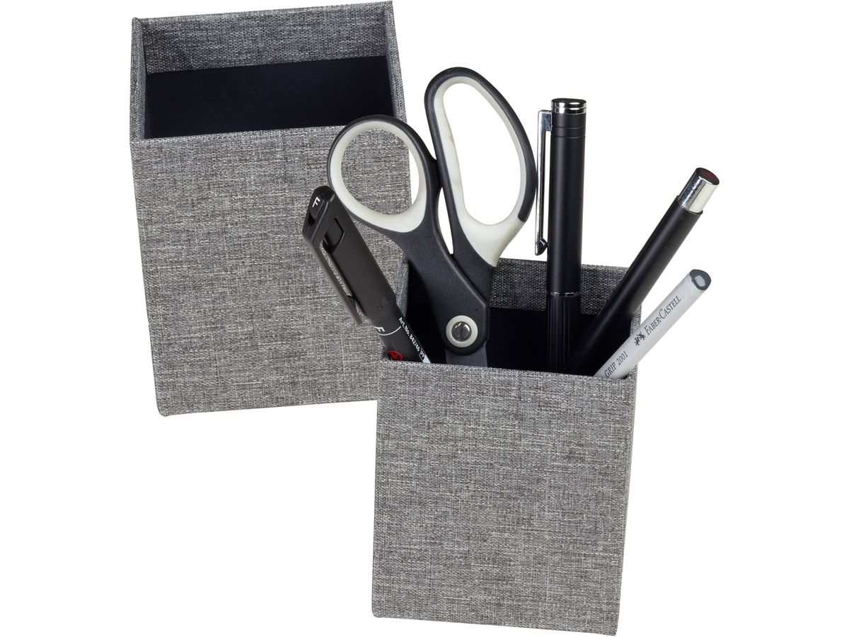 KOLMA Stifteköcher RPET 14.305.03 rezykliertes PET 8x8x9cm (7611967140116)