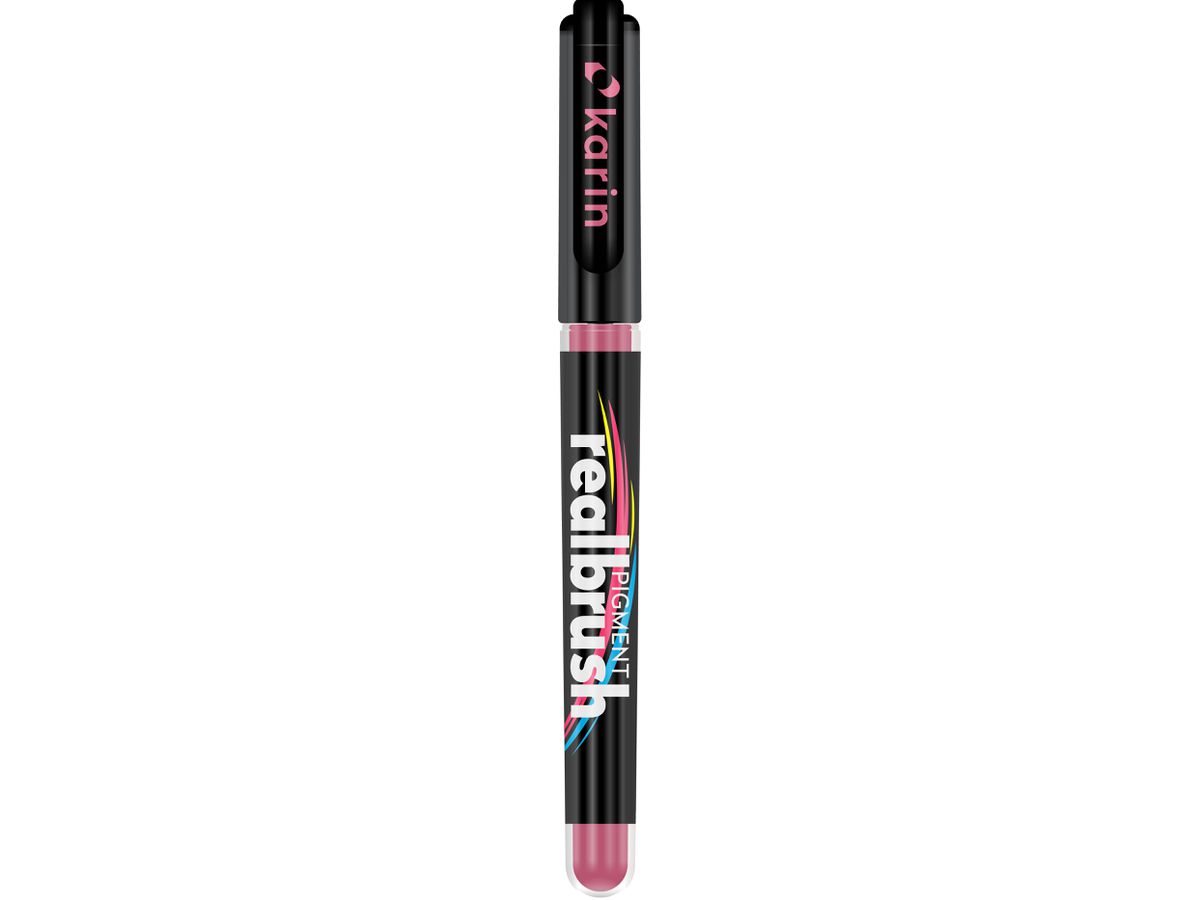 KARIN Real Brush Pen 0.4mm 33Z190 Pigment, rosa pallido (5904446031923)