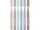 EBERHARD FABER Textmarker Slim 551505 natural shades 6 Stück (4087205515054)