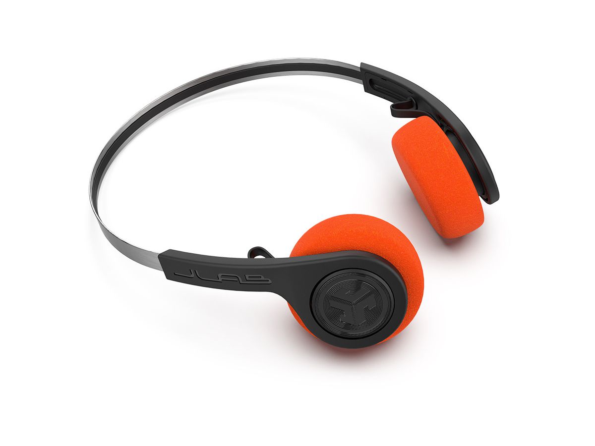 JLAB Rewind Retro 2 Headphones IEUHBREWIND2RBLK4 Wireless, Black (0810119072160)