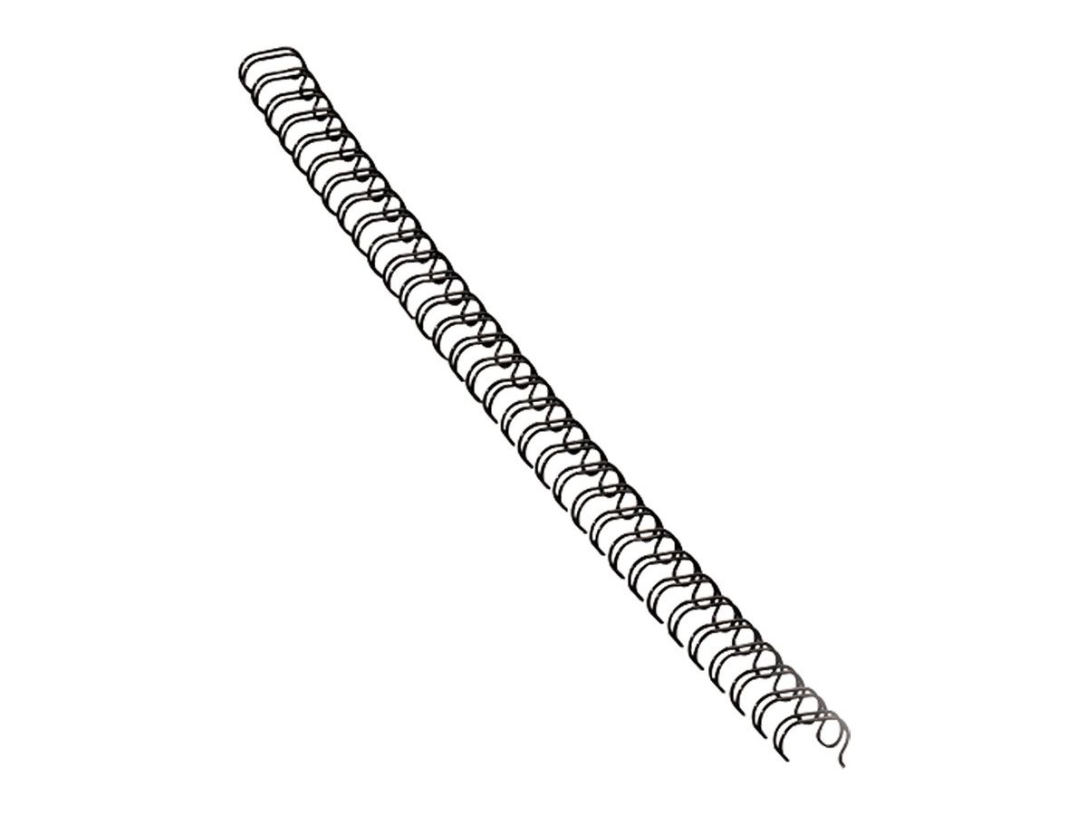 FELLOWES Reliure en métal 6mm 53218 noir 100 pcs. (0077511532184)