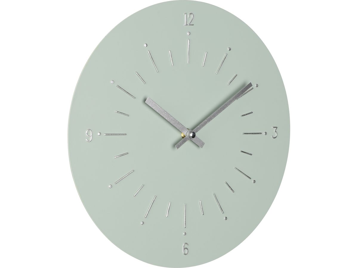 EGLO Horloge murale 30cm 425511 menthe/argent, Takahagi (9008606267477)