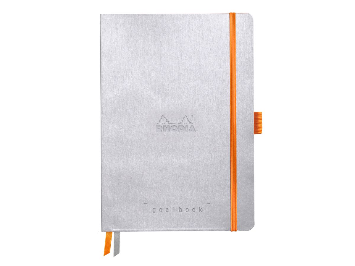 RHODIA Goalbook Carnet A5 117570C Softcover argenté 240 f. (3037921175705)