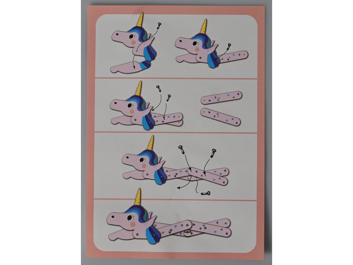 ROOST Kit artigianato DIY KN250 Dino, Serpente, Unicorno ass. (8711851250019)