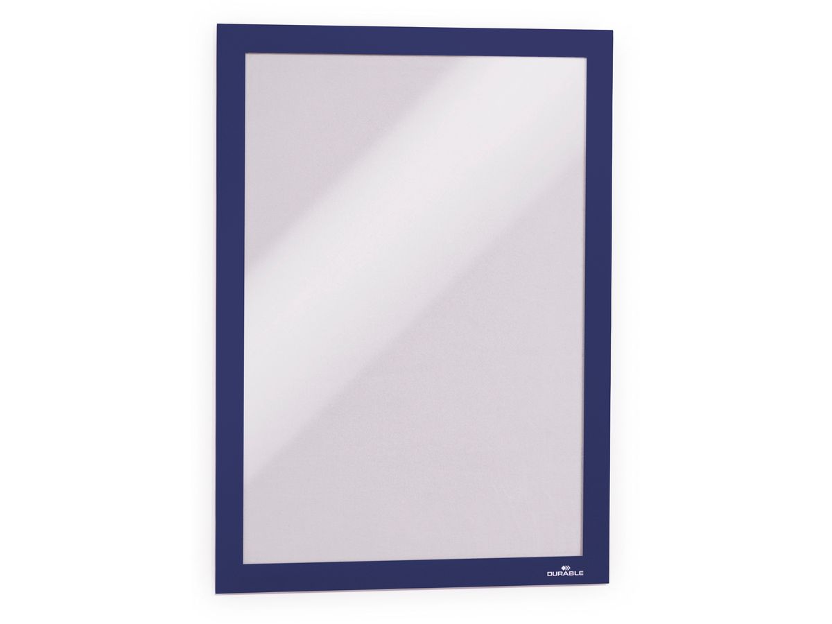 DURABLE Sichtfenster Duraframe 487207 dunkelblau,selbstkleb. 2 Stk. (4005546405209)