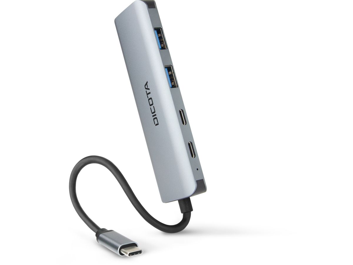 DICOTA USB-C 4-in-1 Highspeed Hub D32061 10 Gbps (7640239421387)