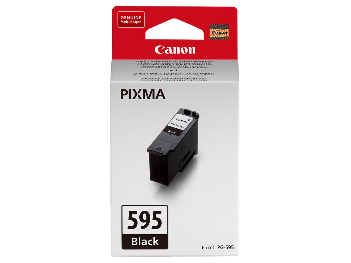 CANON Tintenpatrone schwarz PG-595 PIXMA TS 4150i/6550i 6.7ml (4549292249309)