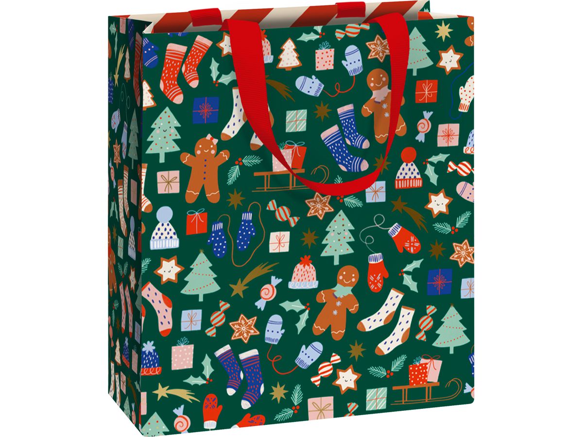 STEWO Geschenktasche Marioka 2543523747 dunkelgrün 18x8x21cm (7630050875933)