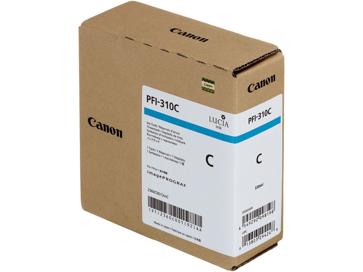 CANON Cartouche d'encre cyan PFI1300C iPF PRO-2000/PRO-6000S 330ml (4549292049312)