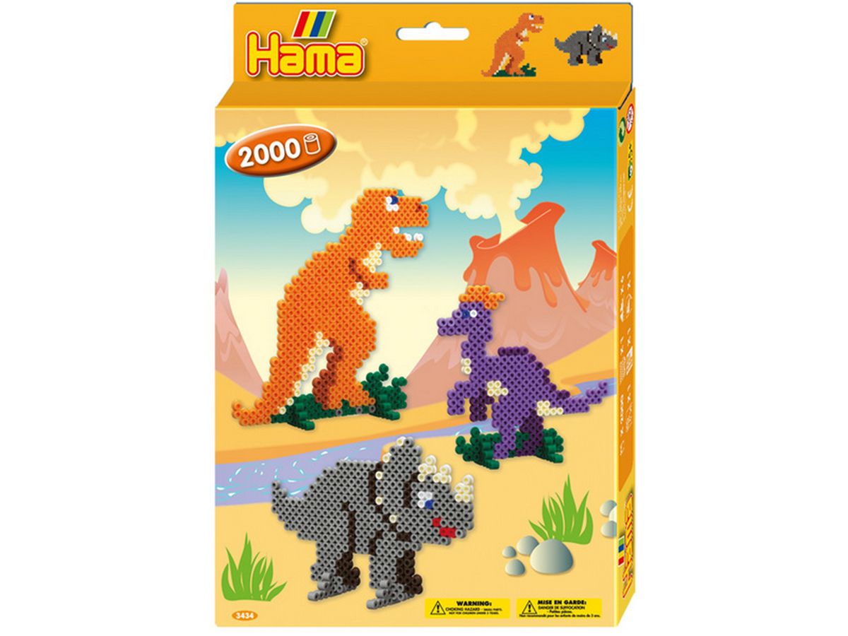 HAMA Set des Perles Midi G1013434-0 Dino (0028178034344)