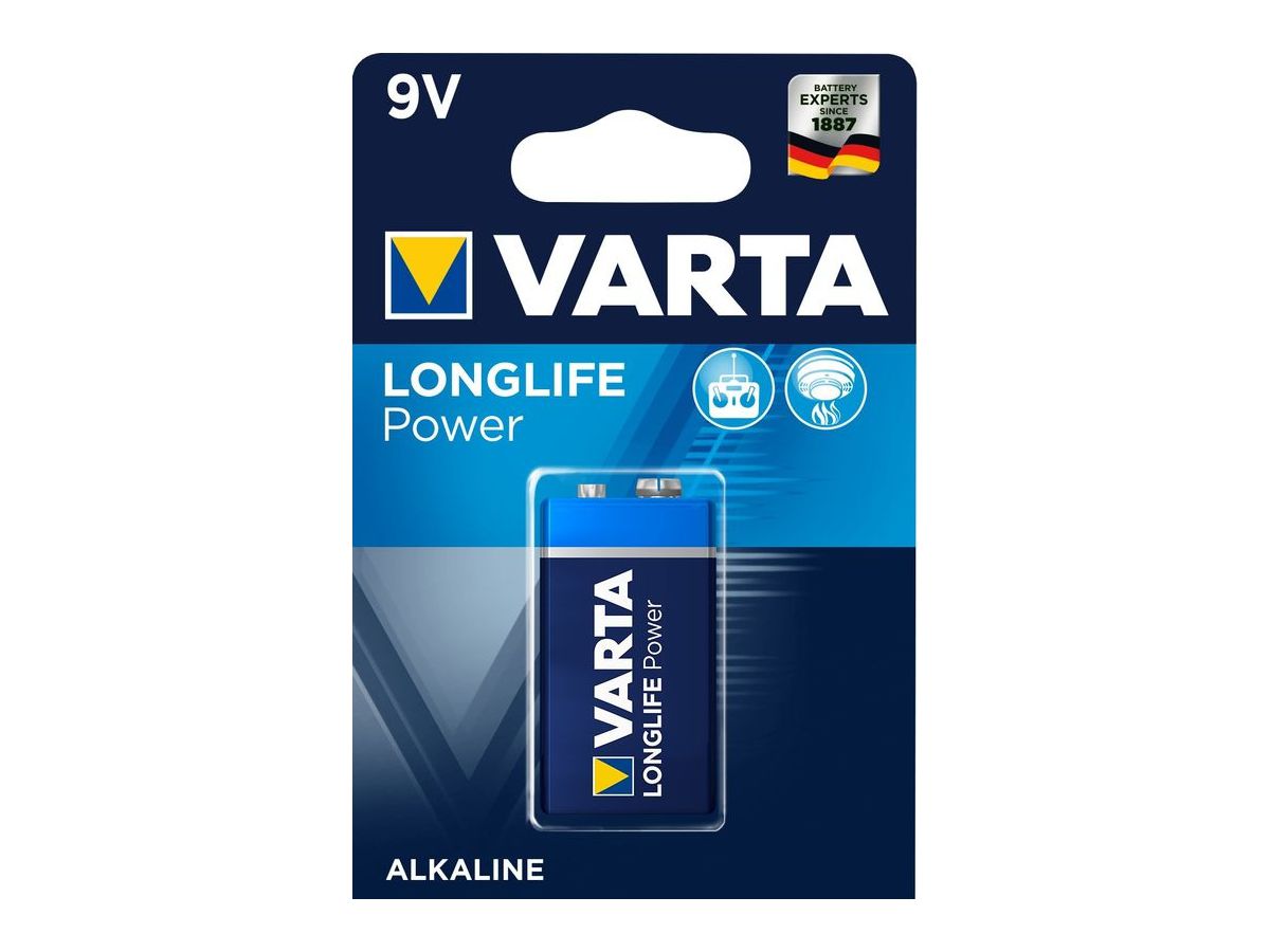 VARTA Batterie E-Block E-Block,9V 4922121411 1 Stück (4008496559862)