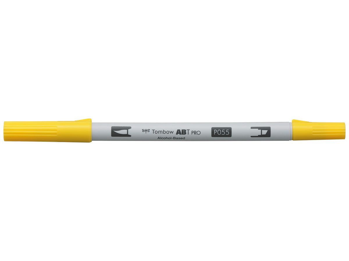 TOMBOW Dual Brush Pen ABT PRO ABTP-055 process yellow (4901991648041)