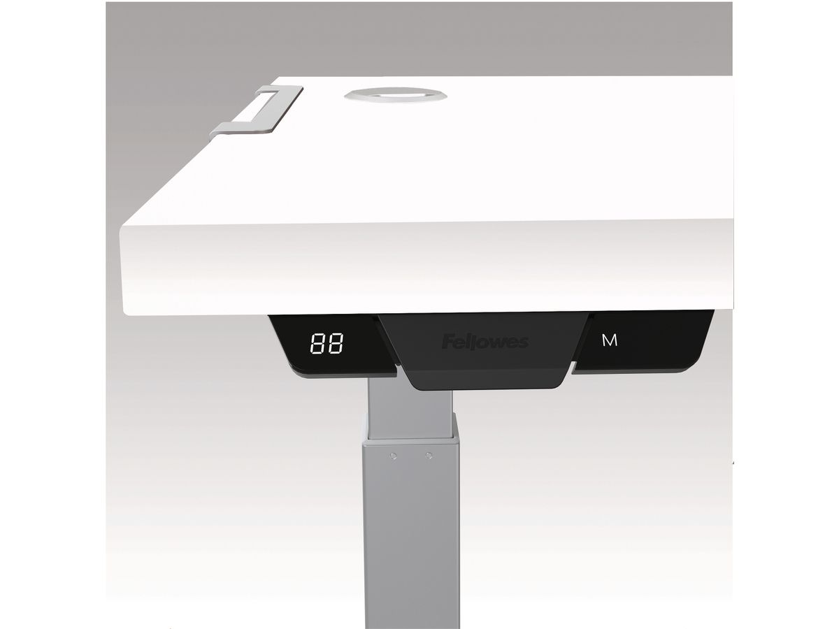 FELLOWES Levado plateau pour bureau 7032301 1200mm x 800mm Blanc (0043859775620)