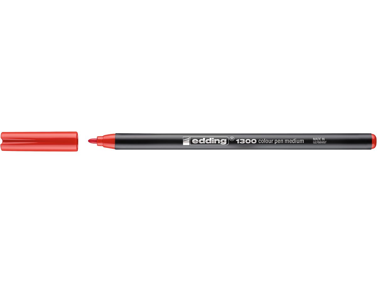 EDDING Stylo Fibre 1300 2mm 1300-2 rouge (4004764288120)