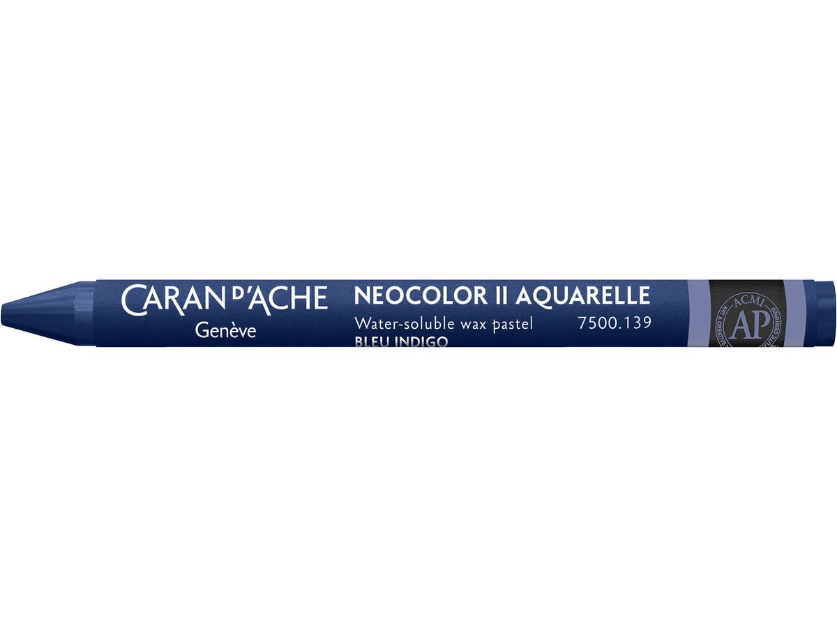 CARAN D'ACHE Crayons de cire Neocolor II 7500.139 bleu indigo (7610186271991)