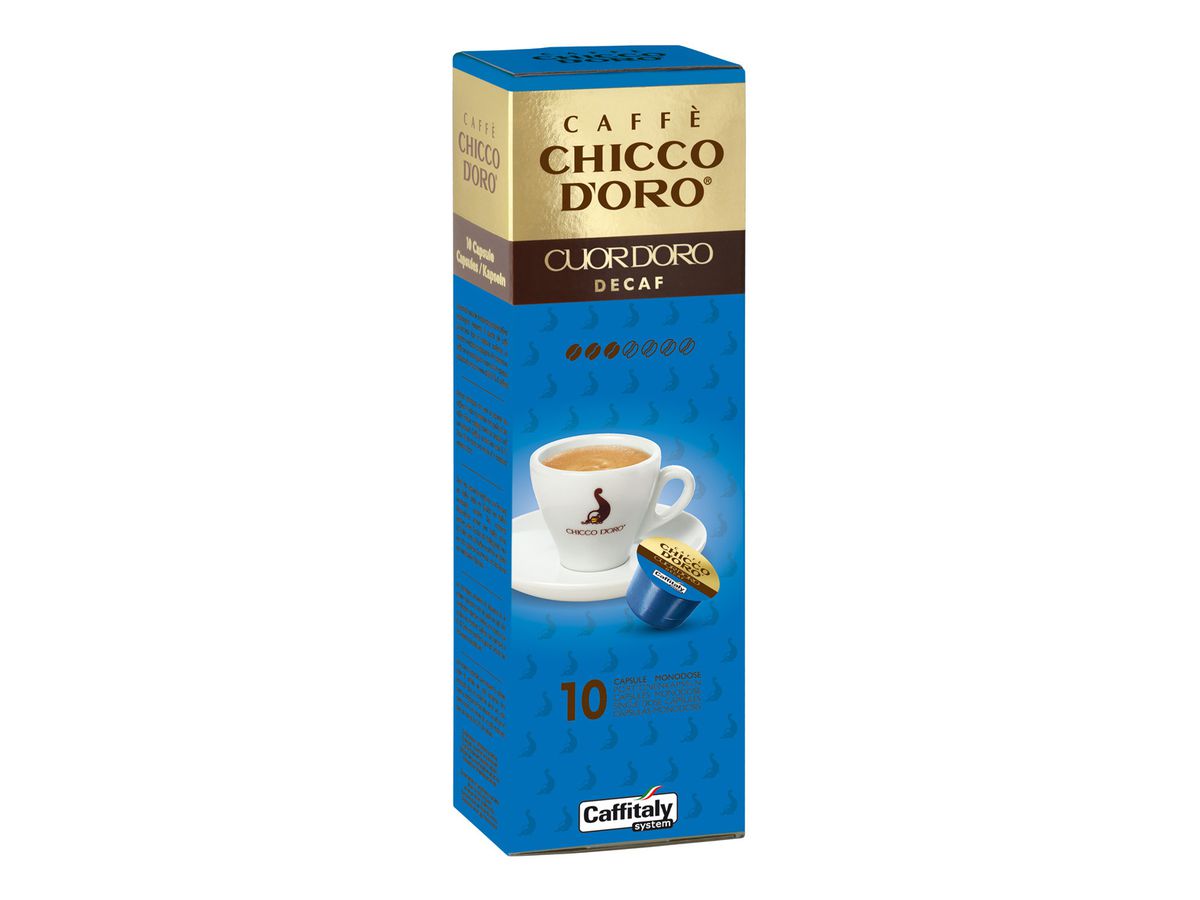 CHICCO D'ORO Caffè Caffitaly 802284 Cuor d'Oro Decaf 10 pezzi (7610899802024)