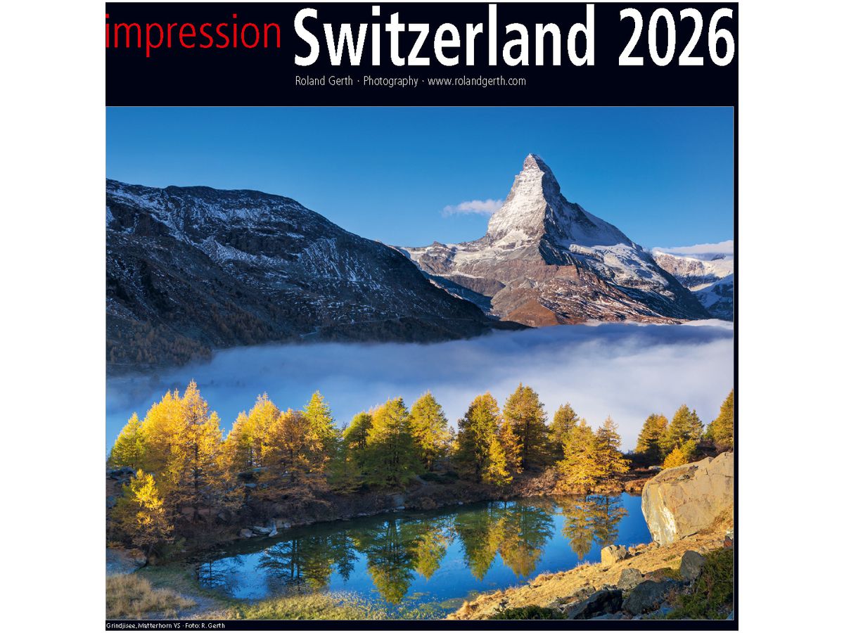 CALENDARIA Bildkalender 2026 9783036205434 Switzerland ML 30x30cm (9783036205434)