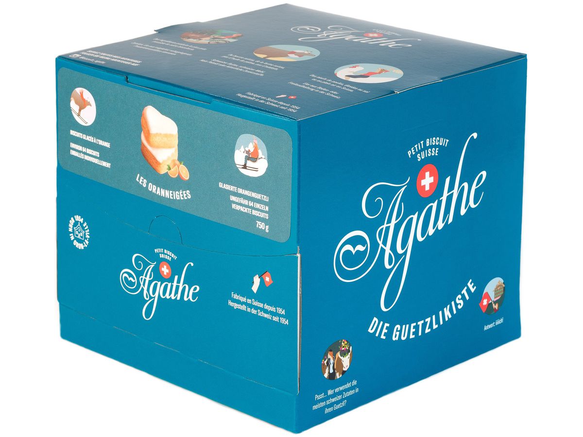 AGATHE Orangen-Sablés 450 750g, 64 Stk. (7611736110036)